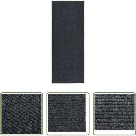 Tappeto antipolvere -  Tappeto Corsia Acchiappa Polvere 100x250 cm Antracite