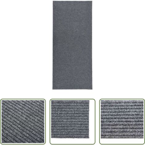 Tappeto antipolvere -  Tappeto Corsia Acchiappa Polvere 100x250 cm Grigio