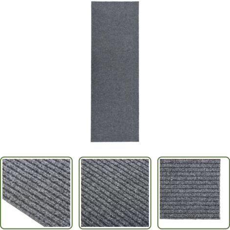 Tappeto antipolvere -  Tappeto Corsia Acchiappa Polvere 100x350 cm Grigio