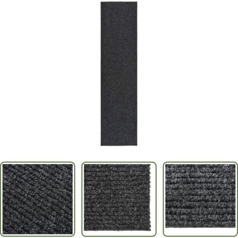 Tappeto antipolvere -  Tappeto Corsia Acchiappa Polvere 100x400 cm Antracite