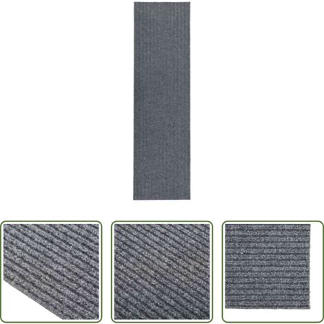 Tappeto antipolvere -  Tappeto Corsia Acchiappa Polvere 100x400 cm Grigio
