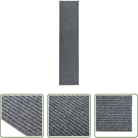Tappeto antipolvere -  Tappeto Corsia Acchiappa Polvere 100x450 cm Grigio