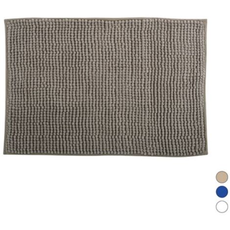 TAPPETO ANTISCIVOLO DA BAGNO CINIGLIA 40X60 CM Bianco