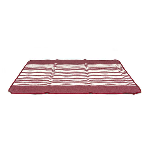 Tappeto Antiscivolo Disegno Ondina Colore Bordeaux Modello O.B., misura60x320coloreBordeaux