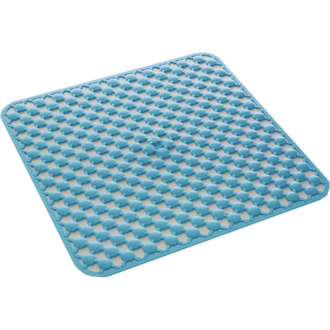 Tappeto antiscivolo doccia 53x53 g-geo azzurro - gedy