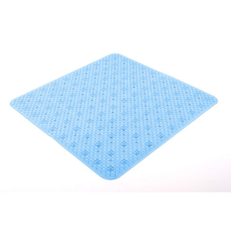 Tappeto antiscivolo doccia g-solid 53x53 azzurro trasparente - gedy
