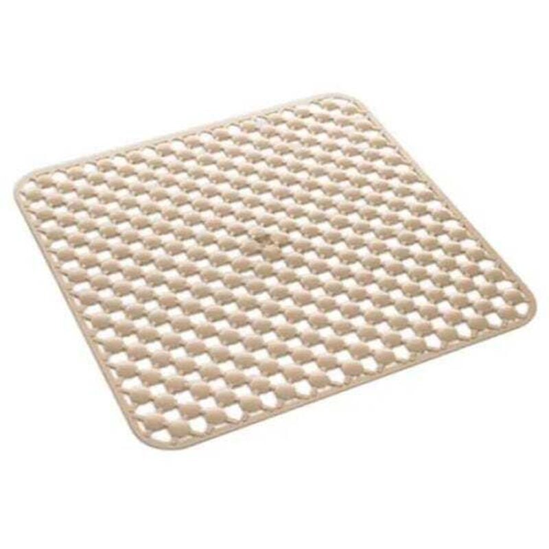 Slip Mat Douche Modèle Geo 53X53 Cm Beige