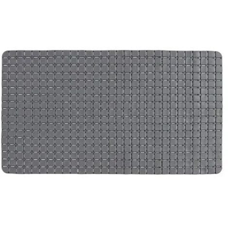 Tappeto Antiscivolo In PVC Per Doccia Mosaico Grigio 40x70 Cm