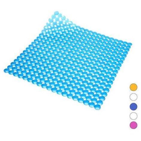 TAPPETO ANTISCIVOLO PER DOCCIA MOD. RONDO' CM 52X52 Blu