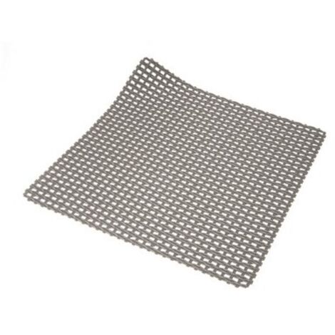 TAPPETO ANTISCIVOLO PER DOCCIA MOD.VINTAGE CM 52x52 TORTORA