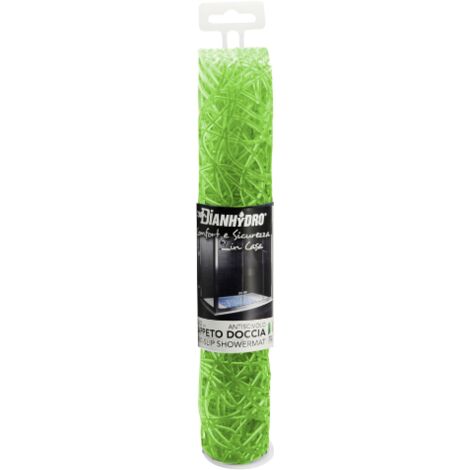 TAPPETO ANTISCIVOLO PER VASCA MOD. LUX  CM 72x36 Misura: Verde