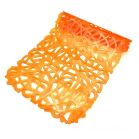 TAPPETO ANTISCIVOLO PER VASCA MOD. MIX  CM 72x36 Arancio