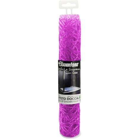 TAPPETO ANTISCIVOLO PER VASCA MOD. MIX CM 72x36 Fucsia
