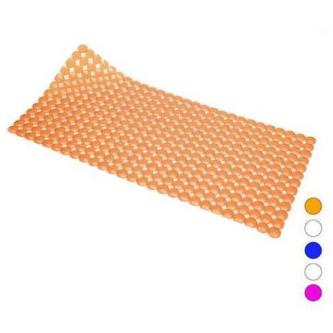 TAPPETO ANTISCIVOLO PER VASCA MOD. RONDO' CM 72X36 Blu