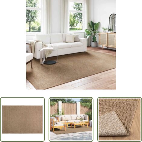Tappeto antiscivolo -  Tappeti per area AGIRA Naturale 340 x 240 cm Poliestere