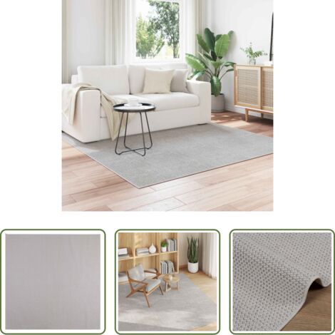 Tappeto antiscivolo -  Tappeti per area Quadrato LUGO Crema 200 x 200 cm Poliestere