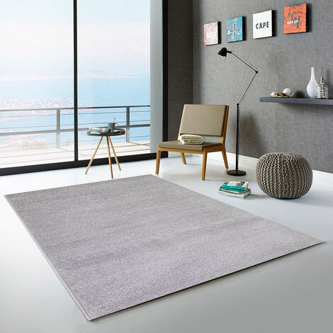 Tappeto moderno Delight grigio antracite 120x170cm tappeto esclusivo morbido e serico