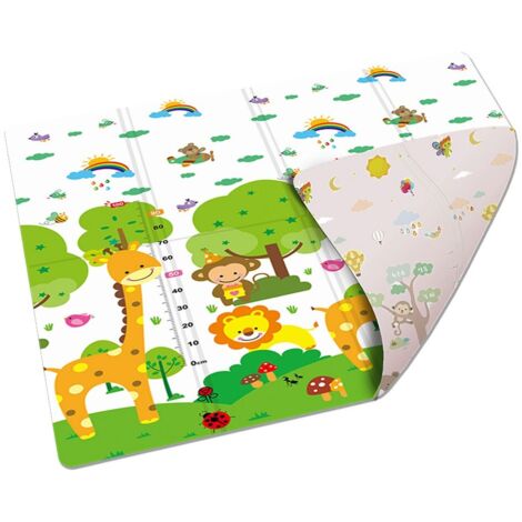 Tappeto Antitrauma per Bambini 200x150 Pieghevole Tappetone Morbido