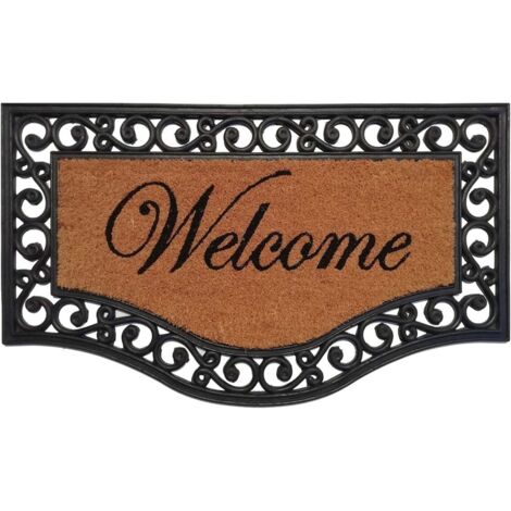 CALICOSY Tappeto arabesco di benvenuto 45x75cm