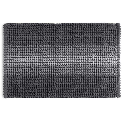 Tappeto Bagno Bubble Antiscivolo Grigio 50x80 cm - Morbido e Lavabile