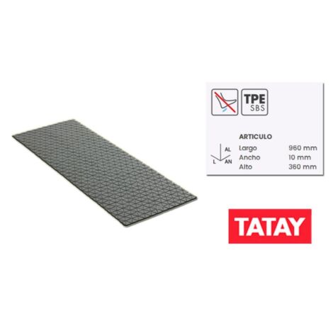 TAPPETO BAGNO TATAY 96 X 36 DIAMOND SBS GRIGIO 5513306