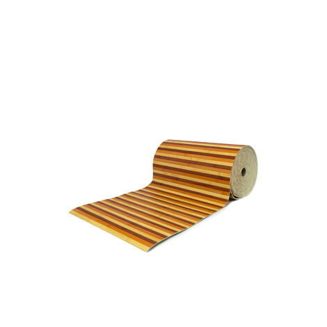 Tappeto Bamboo Passatoia Antiscivolo Degrad&egrave Colore Arancio, misura50x50coloreArancio