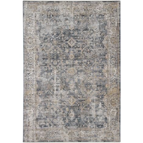 tappeto "caravan" blu grigio, 190x133 cm