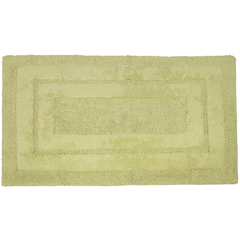 Tappeto Casa Bagno Cotone Spugna Morbida Tinta Unita Antiscivolo Si...