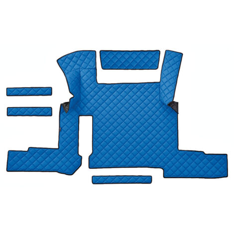 Tappeto centrale in Skeentex - Blu - compatibile per Man TGX (01/1706/20) automatico, 1 cassetto