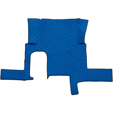 Tappeto centrale in Skeentex - Blu - compatibile per Man TGX (09/0712/16) automatico, 1 cassetto