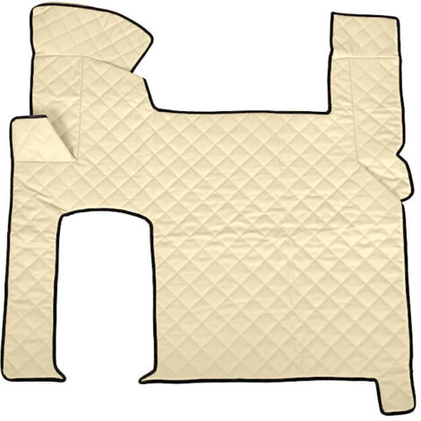 Tappeto centrale in Skeentex - Panna - compatibile per Man TGX (09/0712/16) automatico, 2 cassetti