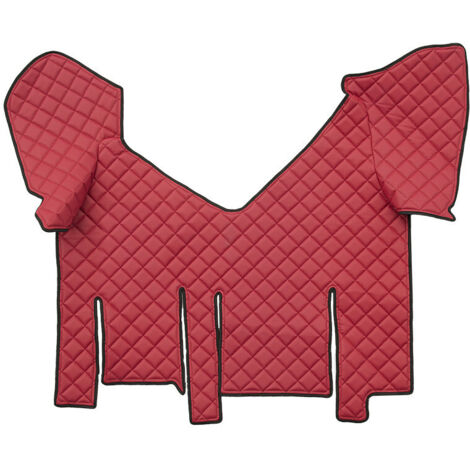 Tappeto centrale in Skeentex - Rosso - compatibile per Iveco Stralis (07/1212/19) automatico, cabina larga, doppio frigo scorrevole - Iveco Stralis XP (09/1612/19) automatico, cabina larga, doppio fri