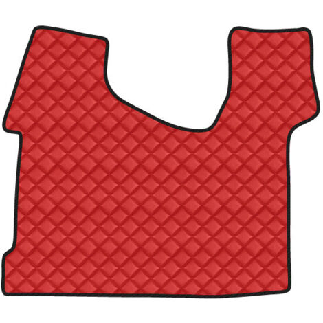 Tappeto centrale in Skeentex - Rosso - compatibile per Mercedes Actros MP4 (09/1109/19) cabina stretta, tunnel - Mercedes Actros MP5 (10/19) cabina stretta, tunnel - Mercedes Actros MP5 L (11/21) cabi