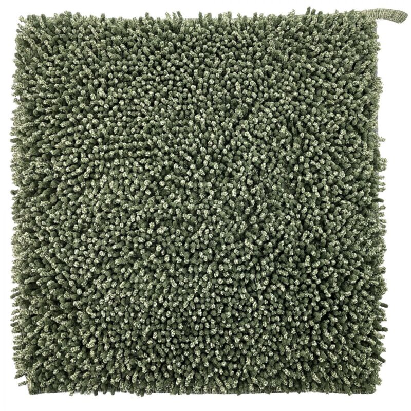 Tappeto Chantal 56x56cm Oliva In Cotone