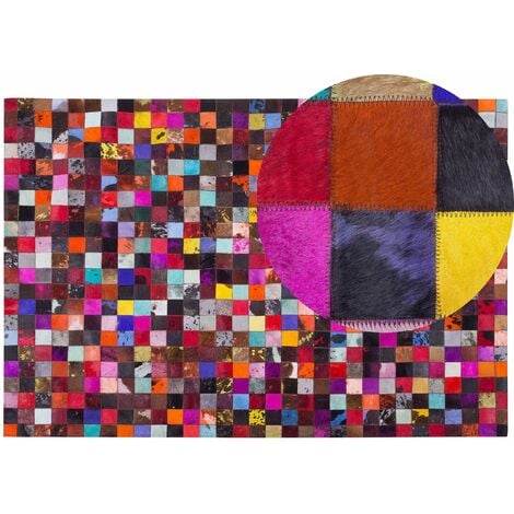 Tappeto colorato Patchwork 200x300 cm Enne - Multicolore