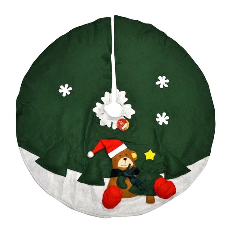 Tappeto Copribase Circolare 030710 Per Albero Di Natale 100 Cm Di Diametro