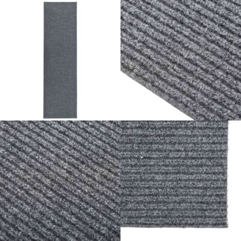 Tappeto Corsia Acchiappa Polvere 100x400 cm Grigio - Tappeto antipolvere - Tappeto antiscivolo