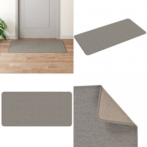 Tappeto Corsia Aspetto Sisal Argento 50x100 cm - Tappeto ingresso - Tappeto in sisal
