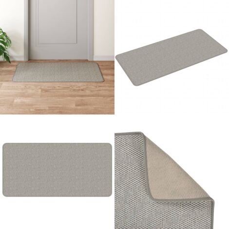 Tappeto Corsia Aspetto Sisal Platina 50x100 cm - Tappeto ingresso - Tappeto sisal