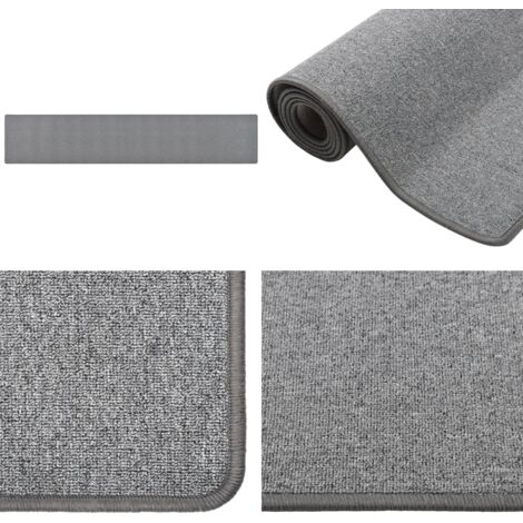 Tappeto Corsia Grigio Scuro 50x300 cm - Tappeto moderno - Tappeto per corridoio