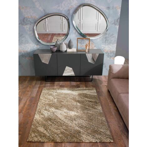 Tappeto CORTEX a pelo corto morbido resistente confortevole 160x230cm MARRONE