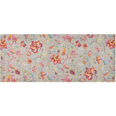 Tappeto Cucina Antiscivolo Stampa Digitale Emozioni Fantasia Paisley By Suardi, misura58x190colorePaisley