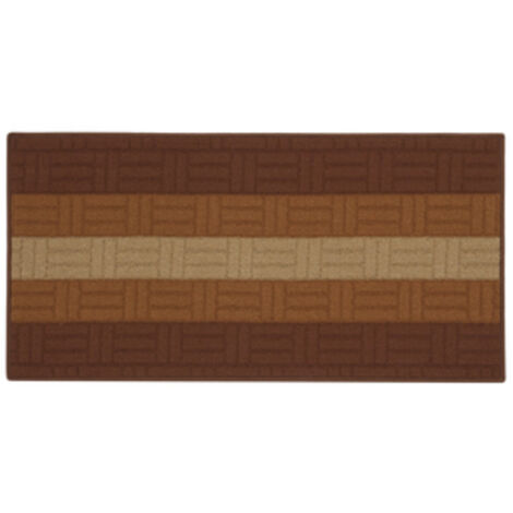 TAPPETO CUCINA MIA MARRONE 50X 80 CM  4 PZ