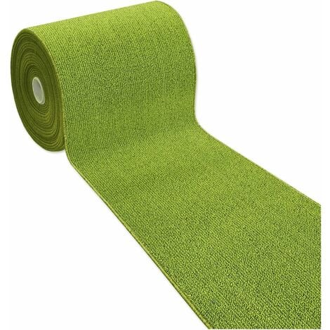 Floordirekt Tappeto a passatoia per cucina, corridoio e soggiorno, venduto al  metro, 67 cm di larghezza al metro, per corridoio, soggiorno (67 x 350 cm,  verde rughe) : : Casa e cucina