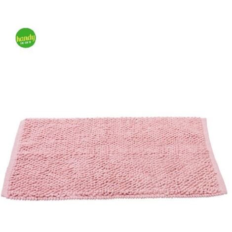 Tappeto scendidoccia in spugna rosa 50x70 cm