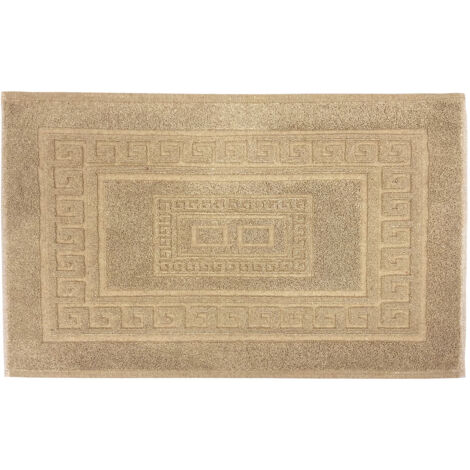 Tappeto Da Bagno Disegno Torino Colore Beige, misura60x120coloreBeige