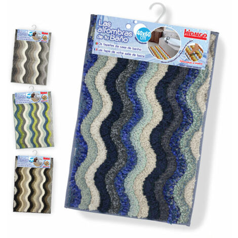 Tappeto da bagno Hidalgo Zig zag 40 x 60 cm