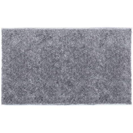 Tappeto da bagno Q-BATH PREMIUM DECOR 1640, grigio soffice, 120 x 70 cm, microfibra
