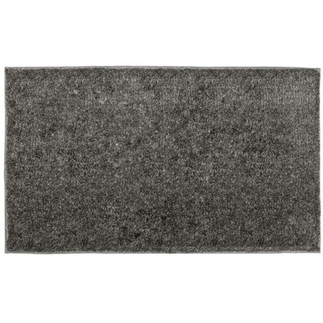 Tappeto da bagno Q-BATH PREMIUM DECOR 1642 soffice marrone scuro 120 x 70 cm in microfibra