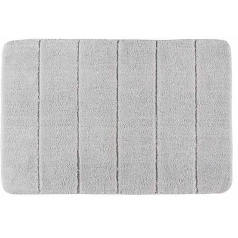 Tappeto da bagno Steps 60x90 cm Grigio chiaro